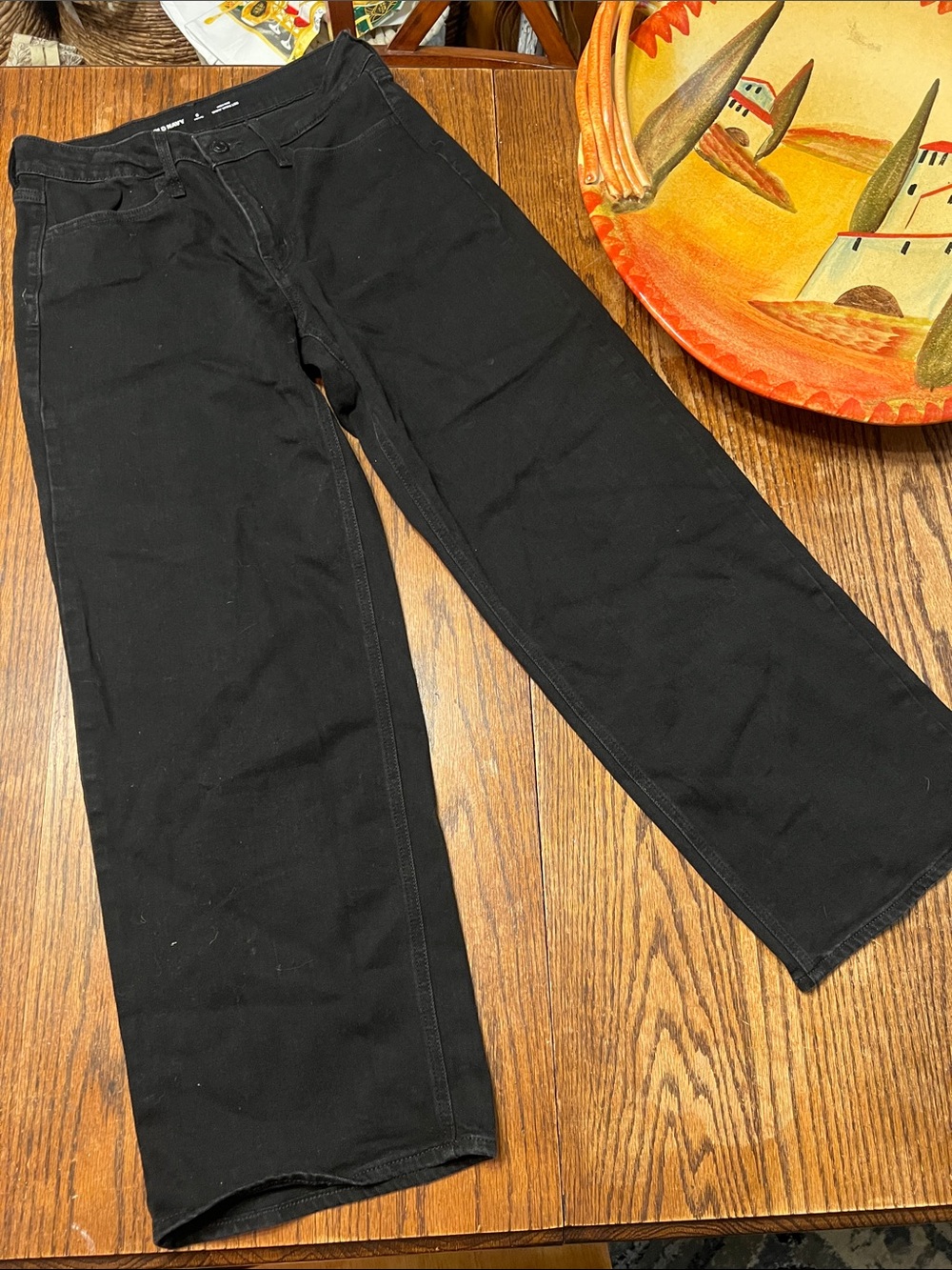Old Navy WOW High Rise Black Jack Wide-Leg Pants jeans